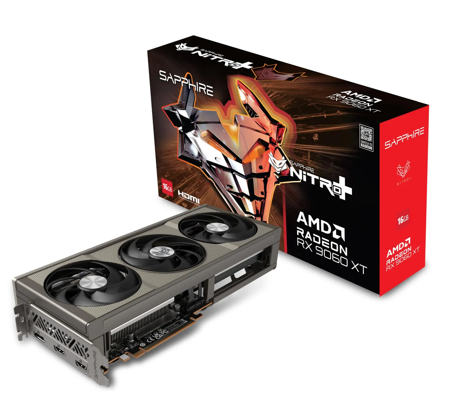 Sapphire Nitro+ RX 9060 XT Gaming OC Grafikkarte 16GB