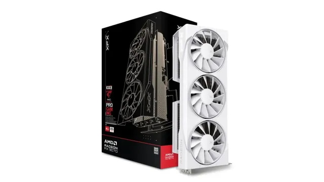 XFX Swift RX 9070 OC White 16GB Grafikkarte Triple Fan weiß