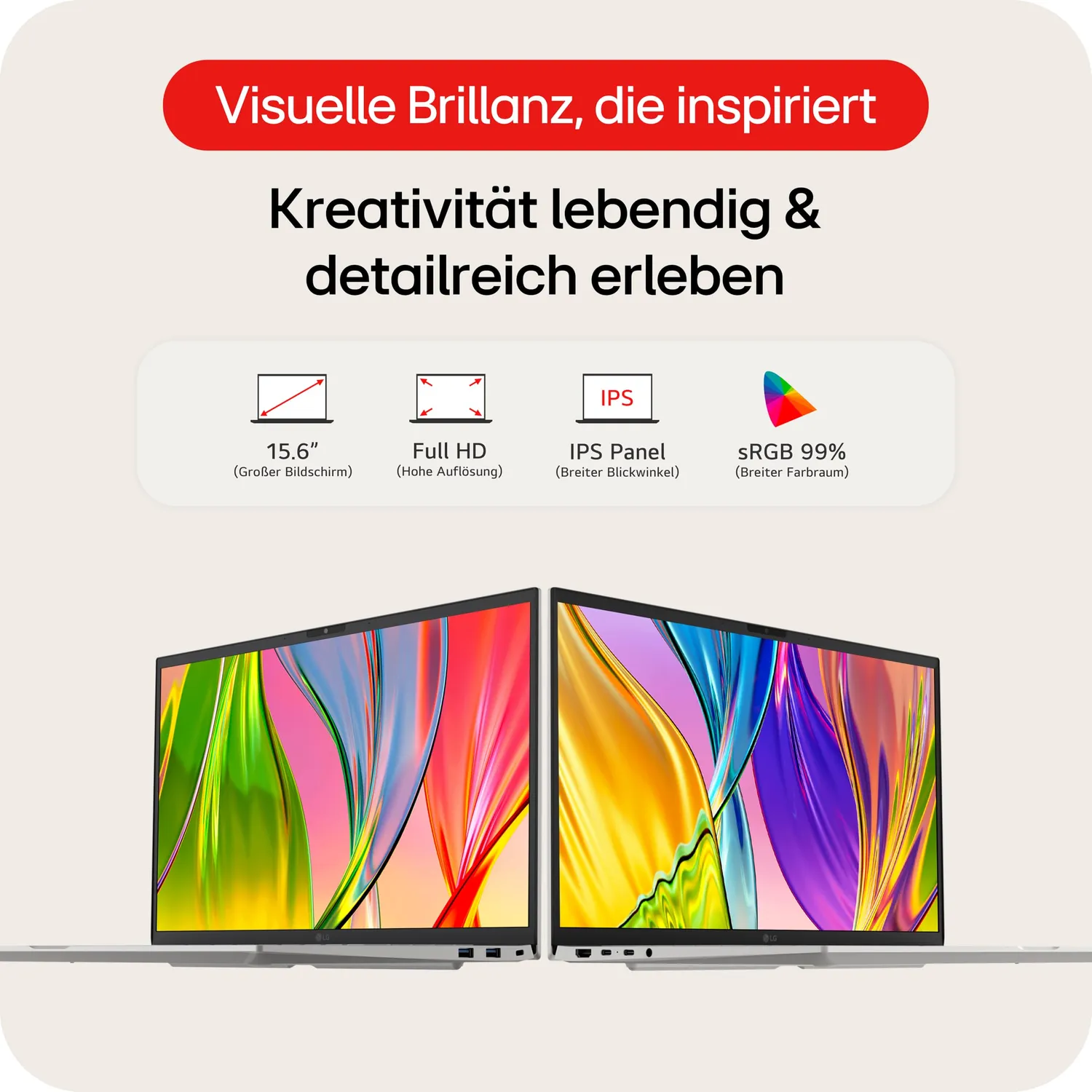 LG gram 15 15Z80T-G.AU75G Notebook 16GB 512GB Schwarz