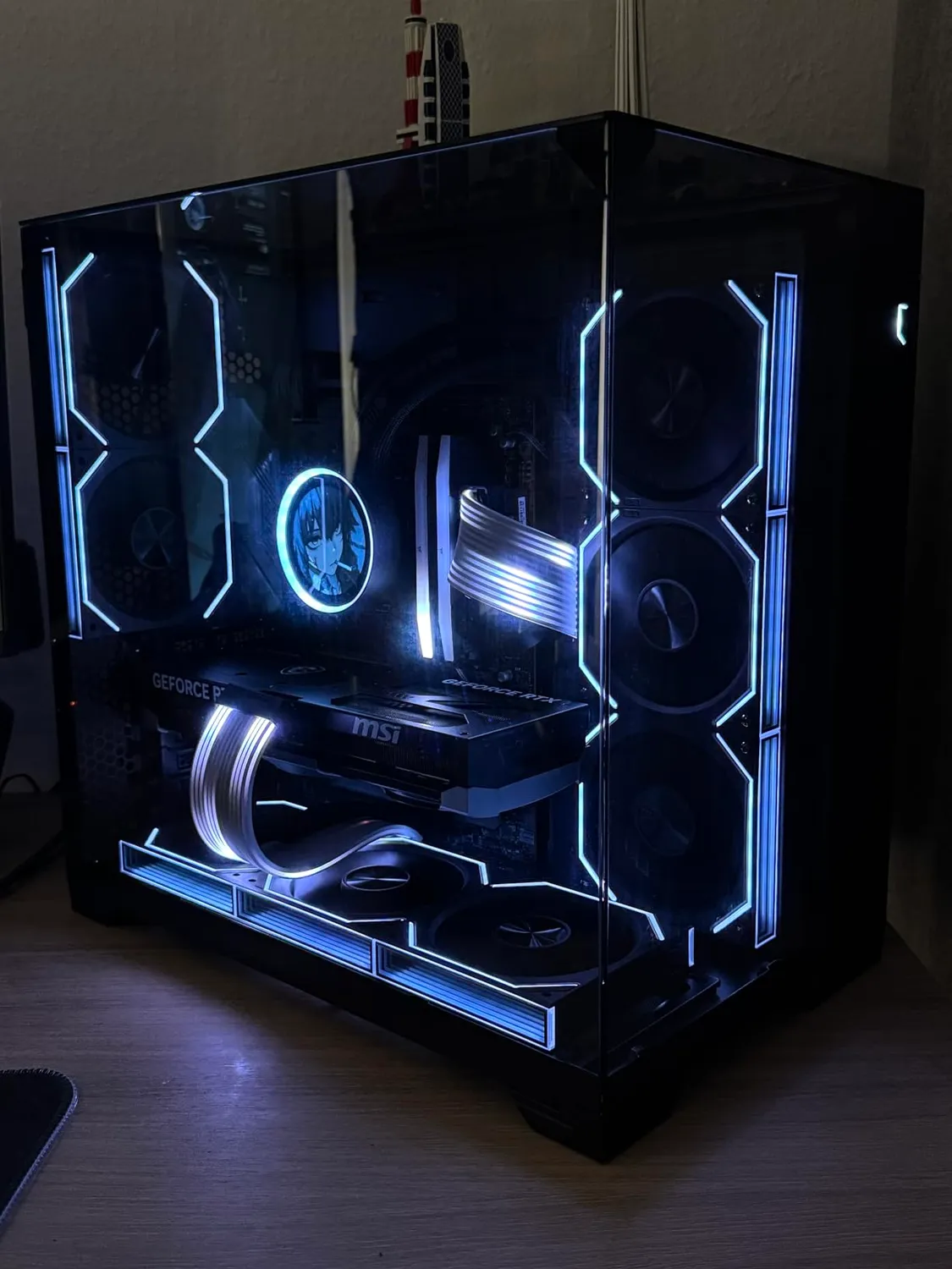 Lian Li O11 Vision Compact PC-Gehäuse schwarz Glas