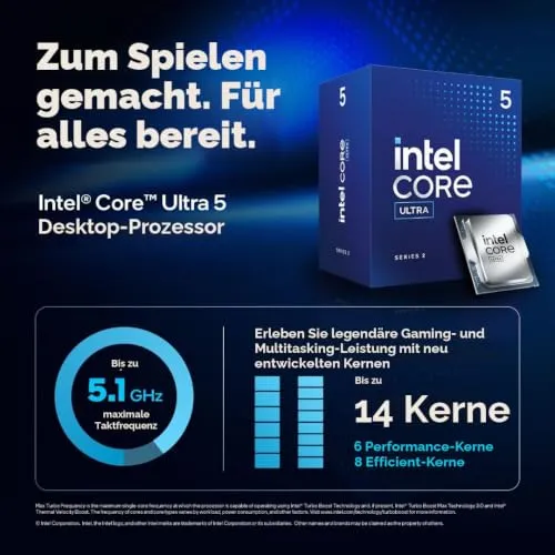 Intel Core Ultra 5 235 Prozessor 14 Kerne bis 5,0 GHz