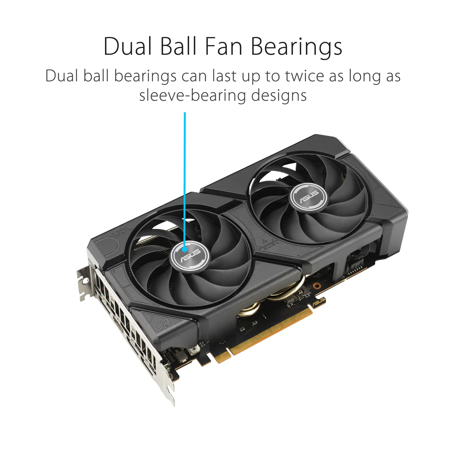 ASUS Dual RX 7600 EVO OC Grafikkarte 8GB GDDR6