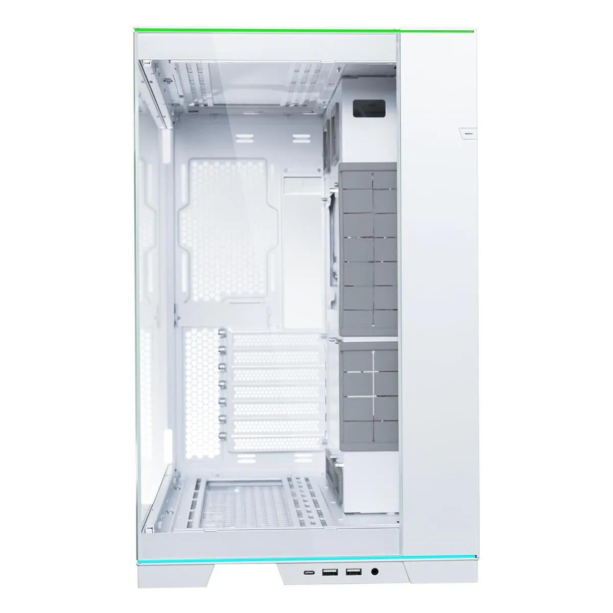 Lian Li O11D EVO RGB Gehäuse White E-ATX Glas Dual-Chamber
