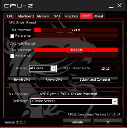 AMD Ryzen 9 7900X Prozessor AM5 12 Kerne
