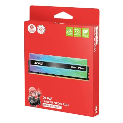 XPG Lancer Neon RGB Arbeitsspeicher 32GB DDR5-6400