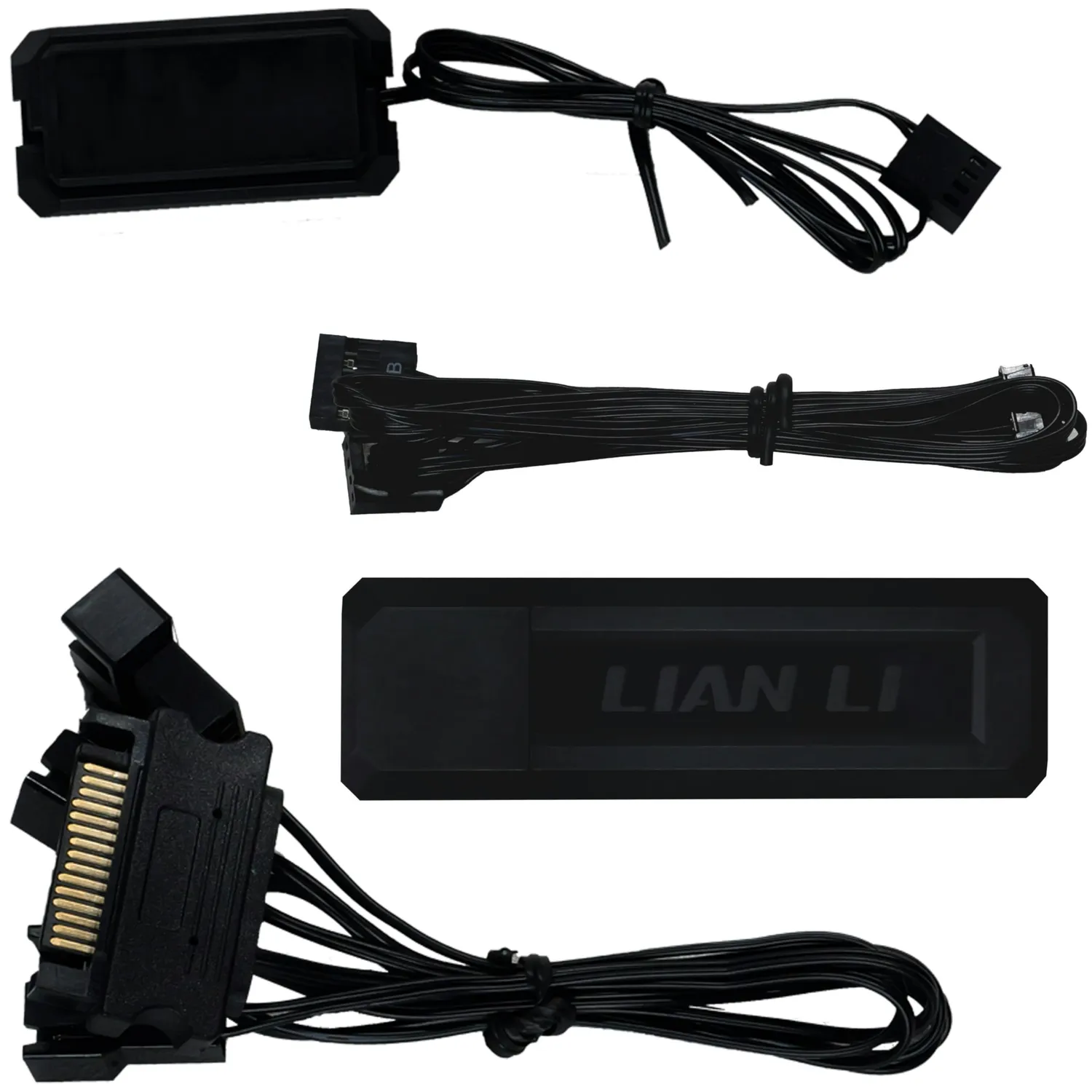 Lian Li UNI FAN TL 120mm Lüfter 3er-Pack Schwarz RGB kabellos