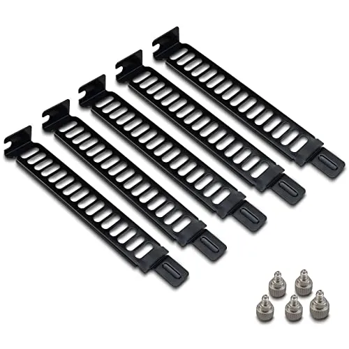 Akasa AK-MX302-KT05 PCI-Slotblenden Stahl 5 Stück Schwarz