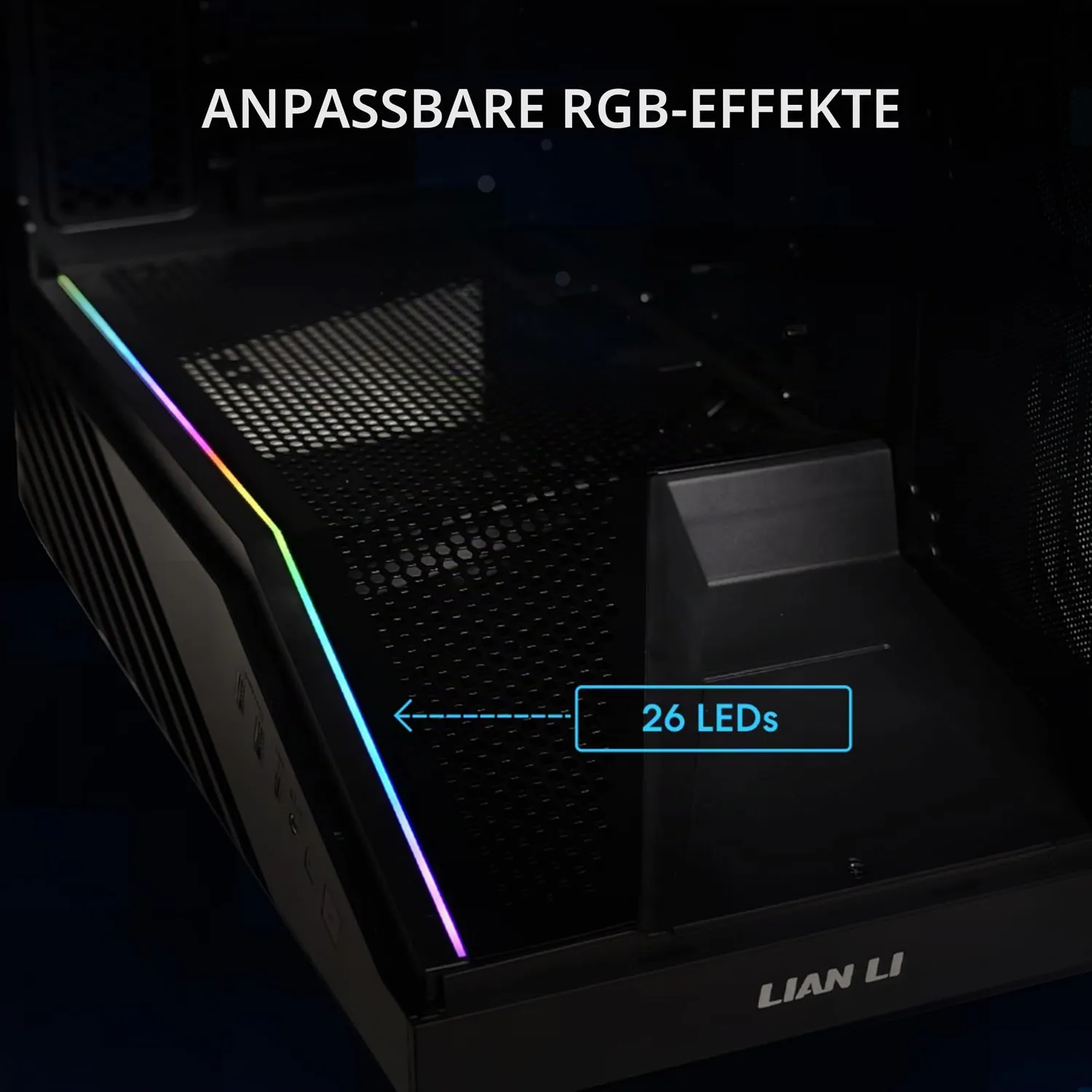 Lian Li Vector V100 Mini Micro-ATX Gehäuse 4xARGB
