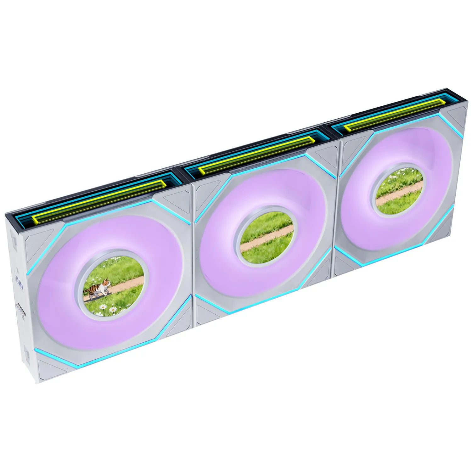 Lian Li UNI FAN SL-INF LCD FLEX Lüfter 120mm Schwarz