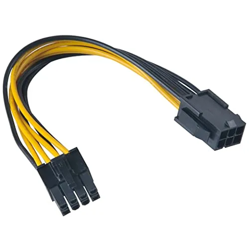 Akasa AK-CB051 Adapter 6-Pin PCIe auf 8-Pin ATX12V 15cm