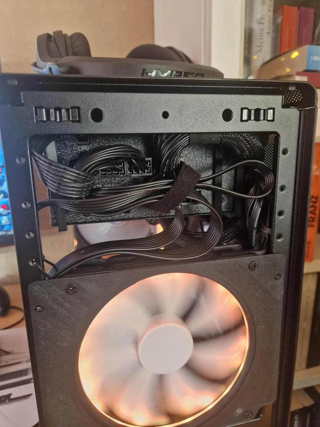 Lian Li DAN A3-mATX Wood PC-Gehäuse Buche Weiß Glas