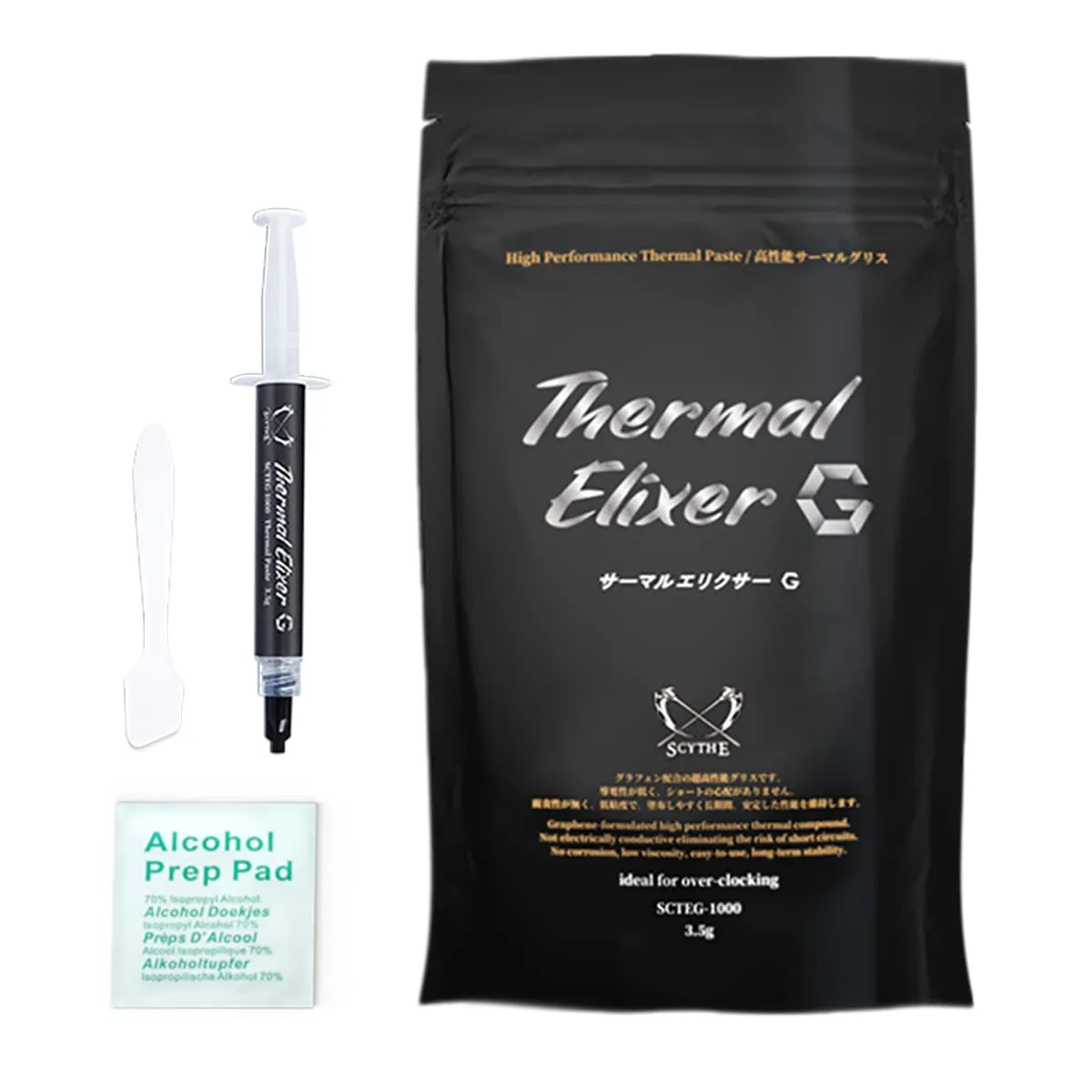 Scythe Thermal Elixer G Wärmeleitpaste 3,5g Graphen