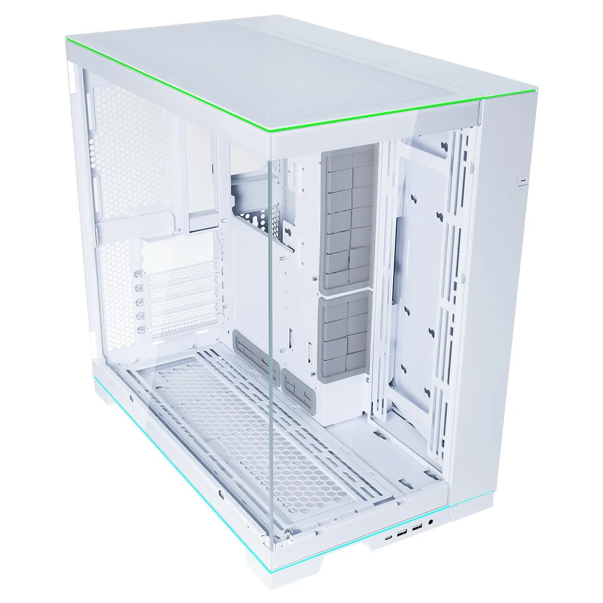 Lian Li O11D EVO RGB Gehäuse White E-ATX Glas Dual-Chamber