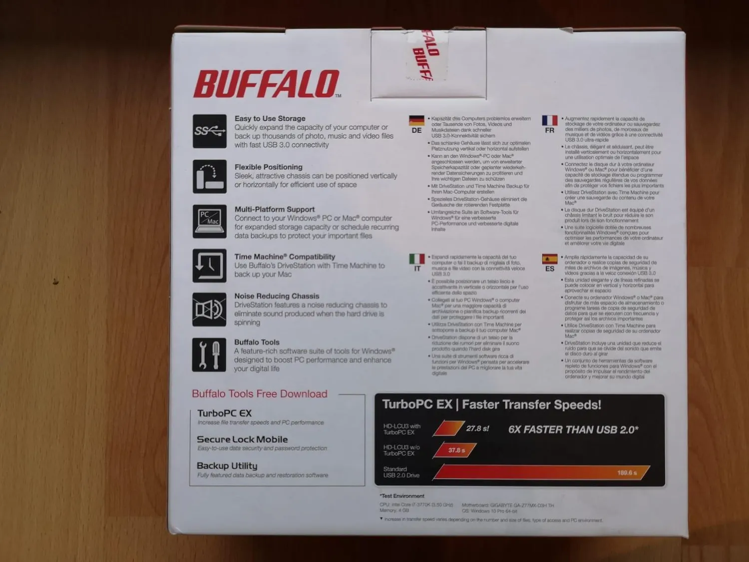 Buffalo DriveStation HD-LC4.0U3B externe Festplatte 4TB USB 3.0