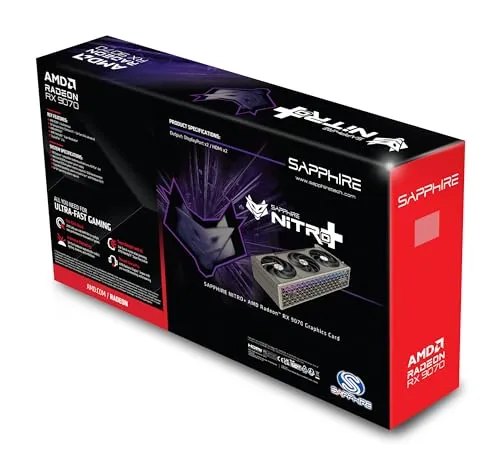 Sapphire Nitro+ RX 9070 Gaming OC Grafikkarte 16GB GDDR6