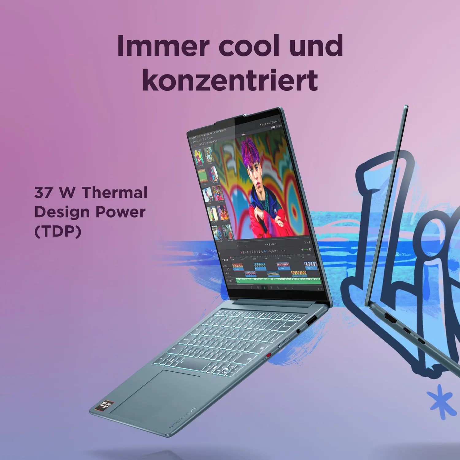 Lenovo Yoga Slim 7 14AKP10 Laptop 16GB/512GB OLED