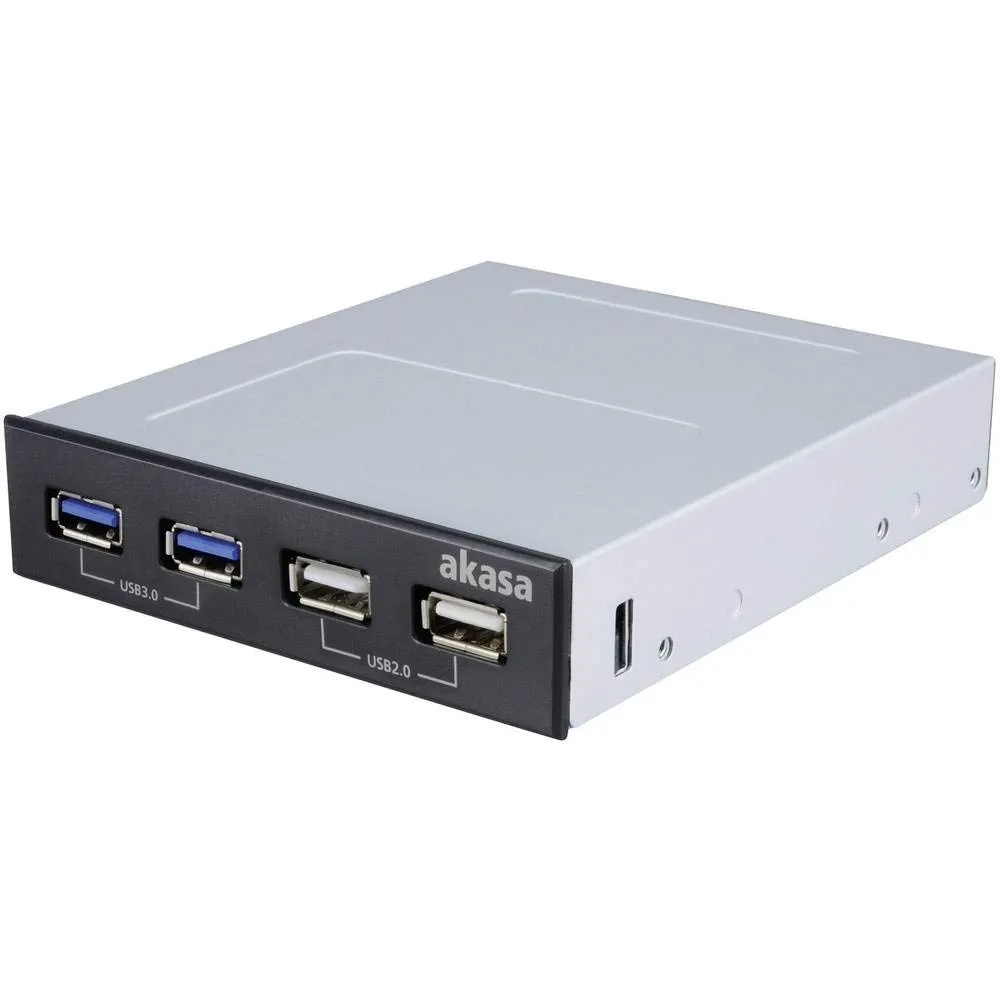 Akasa AK-ICR-12V3 Frontpanel USB 3.0 3,5 Zoll 4-Port