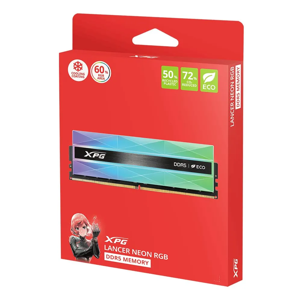 XPG Lancer Neon RGB Arbeitsspeicher 32GB DDR5-6400
