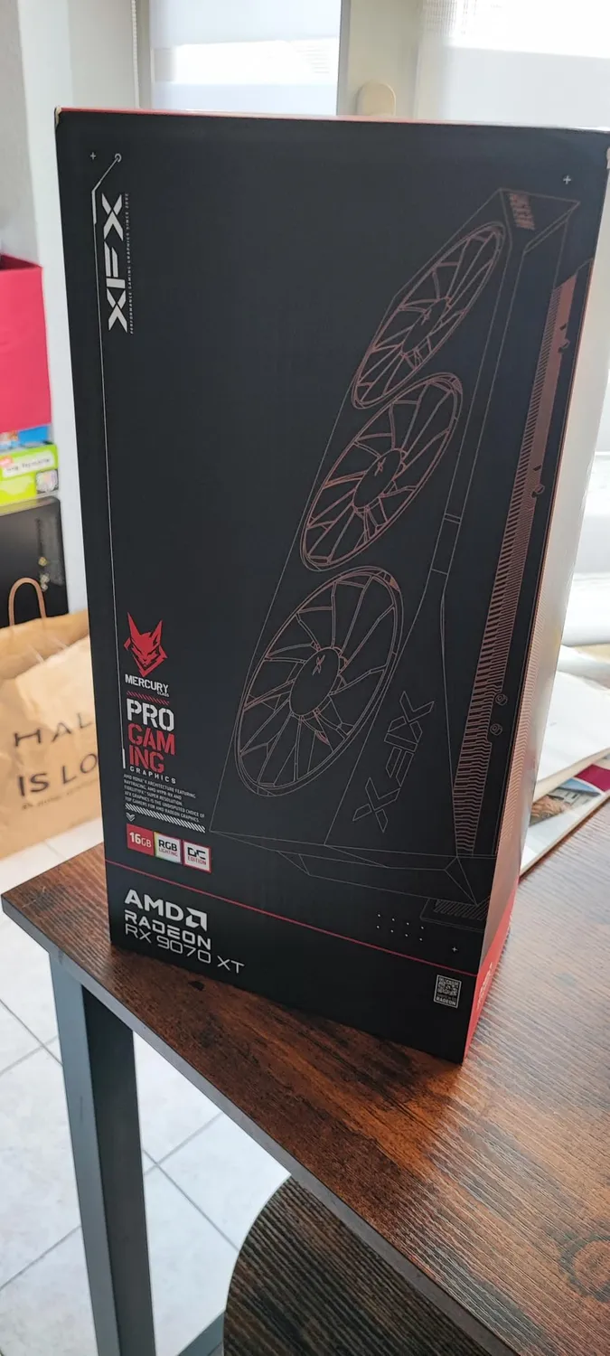 XFX Mercury RX 9070XT OC Gaming Grafikkarte 16GB GDDR6 RGB