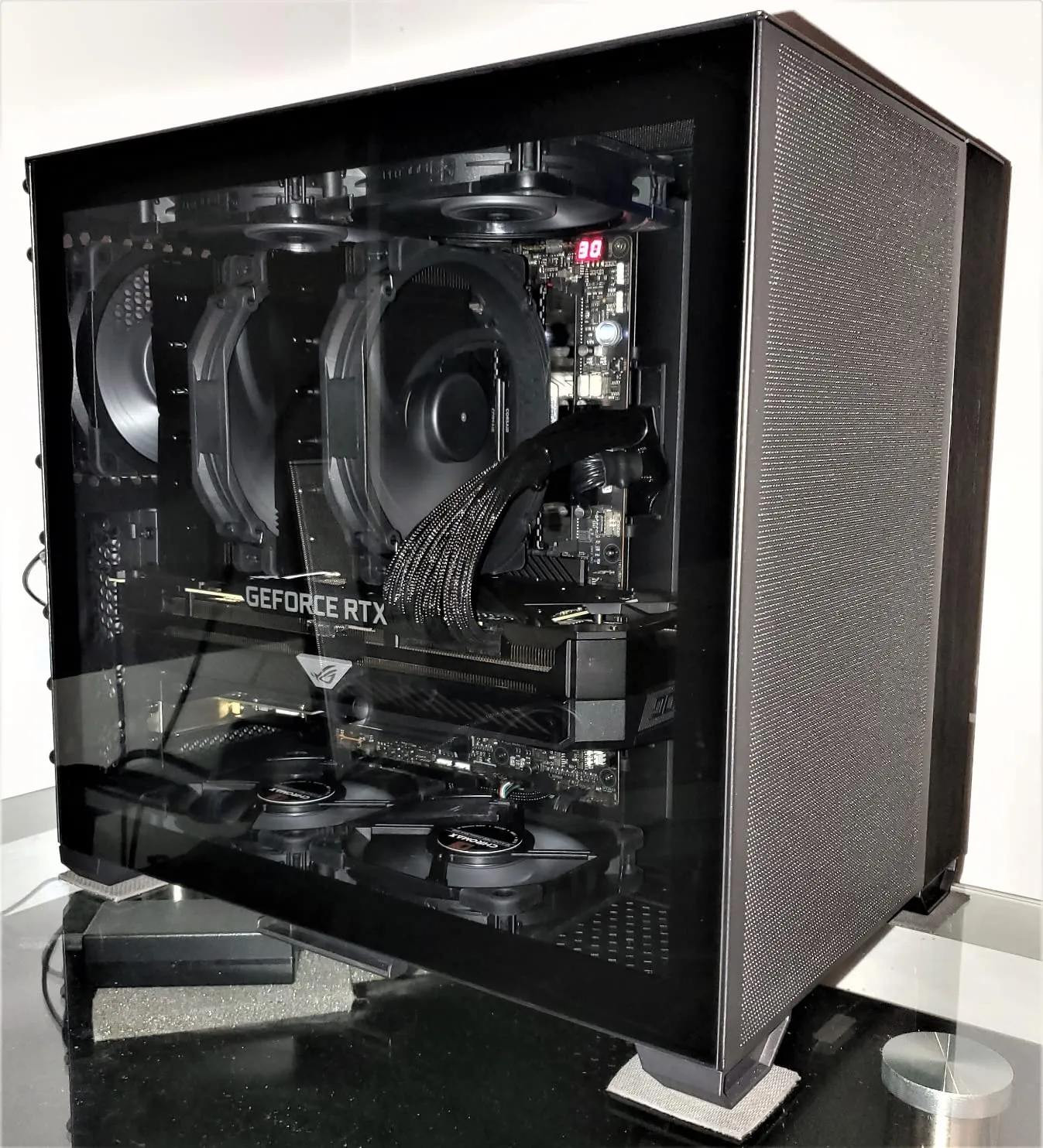 Lian Li O11 Air Mini PC-Gehäuse Schwarz ATX Mini-Tower