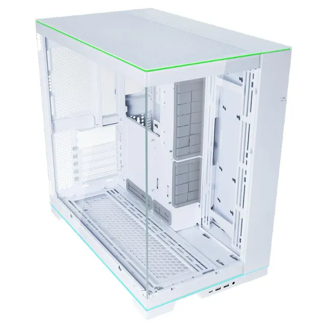 Lian Li O11D EVO RGB Gehäuse White E-ATX Glas Dual-Chamber