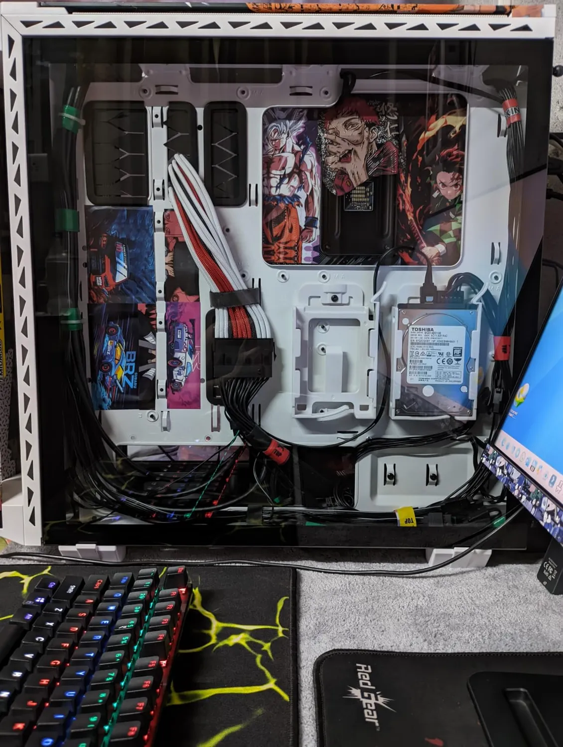 XPG Battle Cruiser PC-Gehäuse weiß ARGB Glas