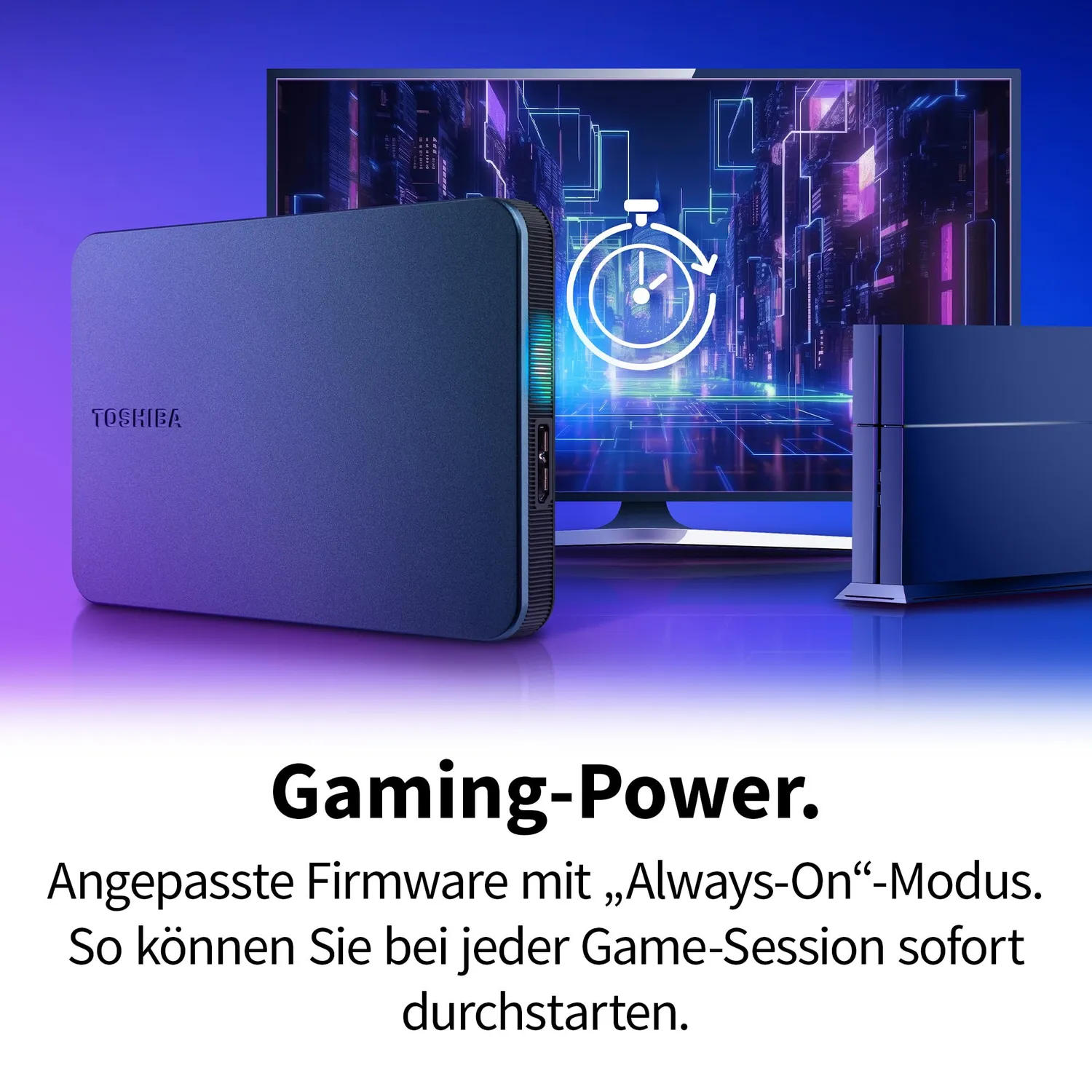 Toshiba Canvio Gaming 2TB externe Festplatte schwarz
