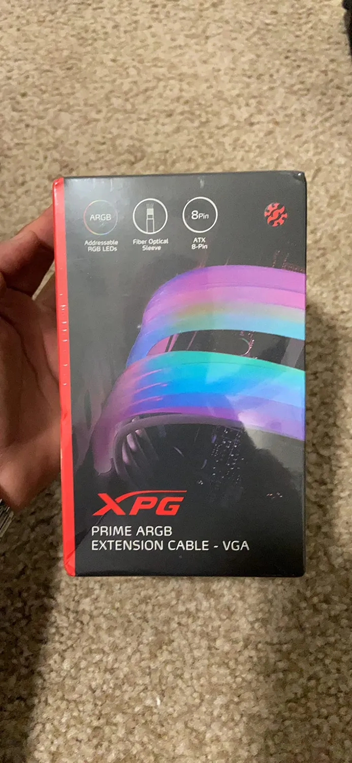 XPG ARGBEXCABLE-VGA Verlängerungskabel 8+8 Pin ARGB
