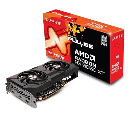 AMD Radeon RX 9060 XT Grafikkarte 16GB Pulse OC