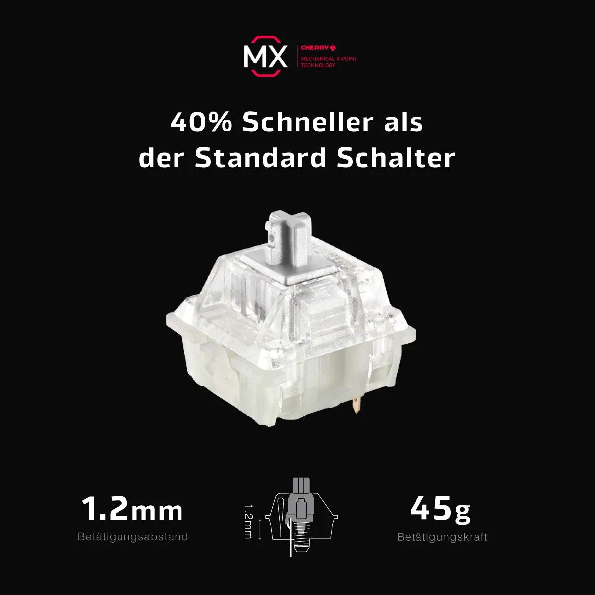 XPG Summoner Gaming-Tastatur Cherry MX Silver QWERTZ