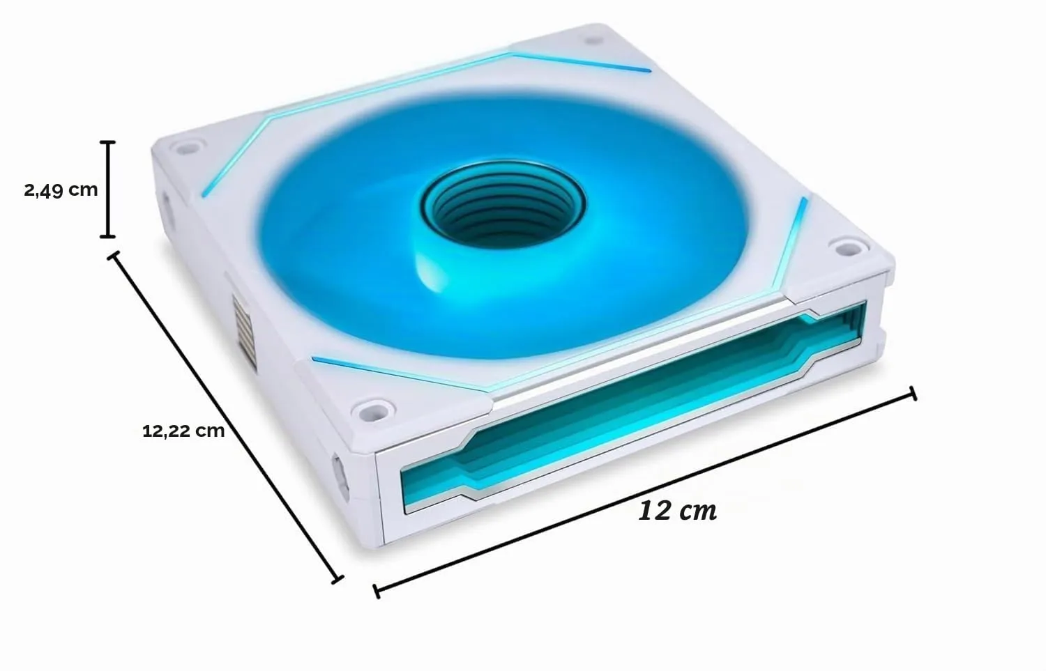 Lian Li UNI FAN SL-INF 120 weiß Lüfter 3er-Pack RGB