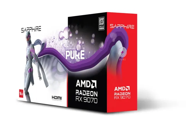 Sapphire Pure RX 9070 Gaming OC Grafikkarte 16GB GDDR6