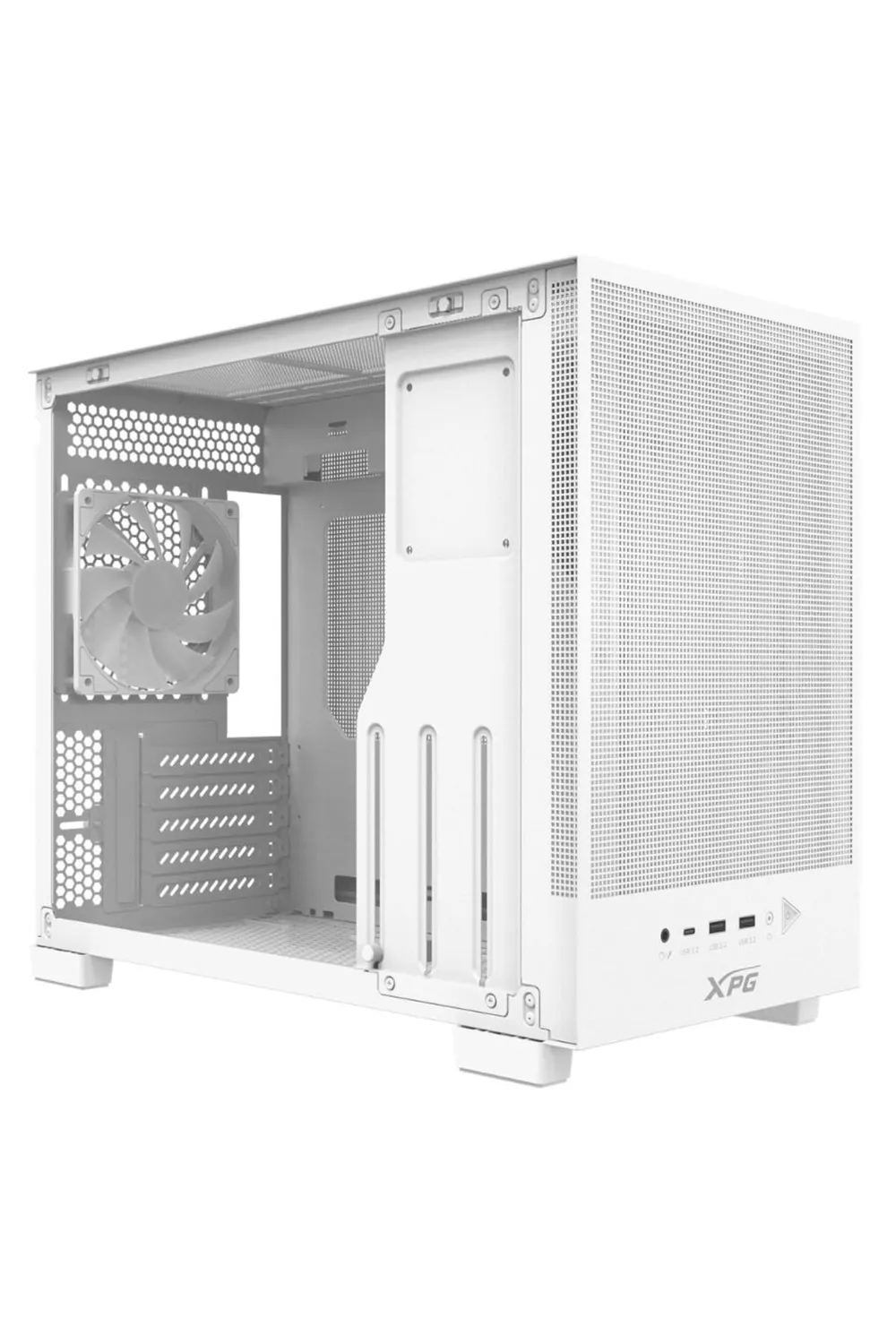 XPG Valor Mesh Nano Midi-Tower Gehäuse Weiß M-ATX