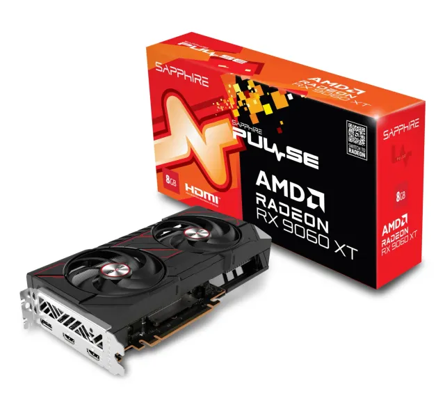 Sapphire Pulse RX 9060 XT Gaming OC Grafikkarte 8GB GDDR6