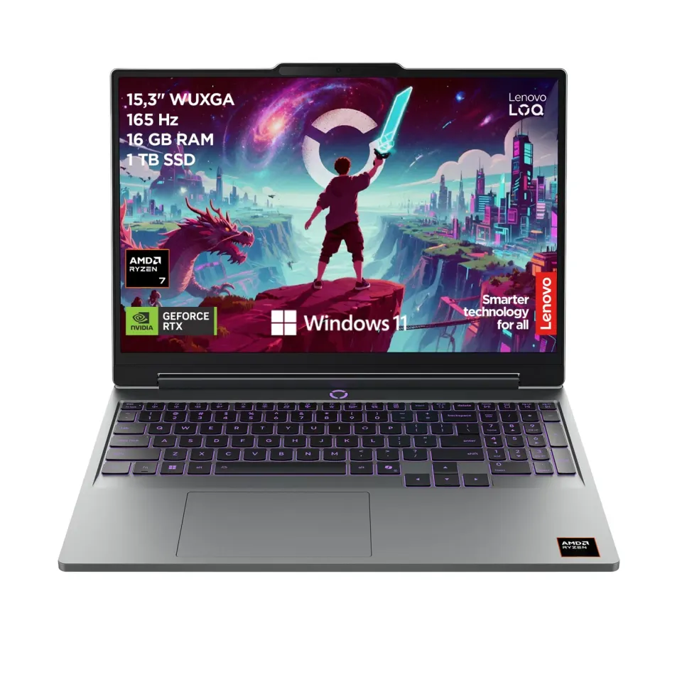 Lenovo LOQ Gaming Laptop 15,3" RTX 5060 Ryzen 7 1TB