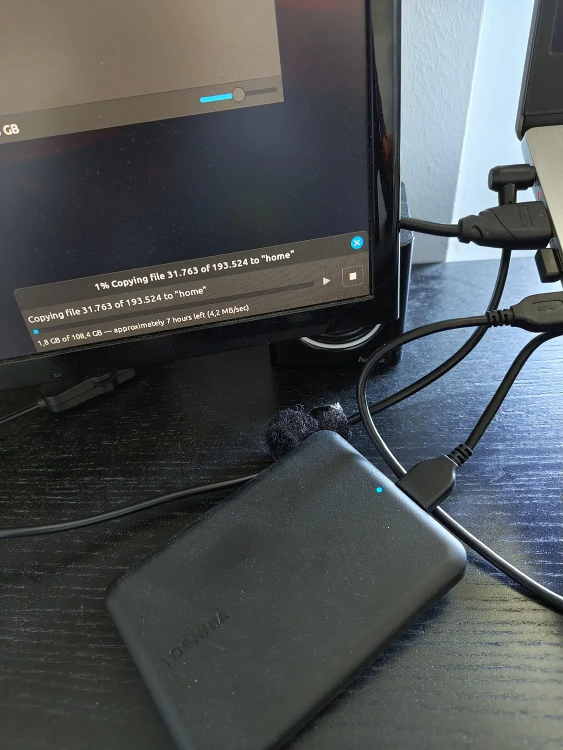 Toshiba Canvio Partner externe Festplatte 1 TB USB 3.2