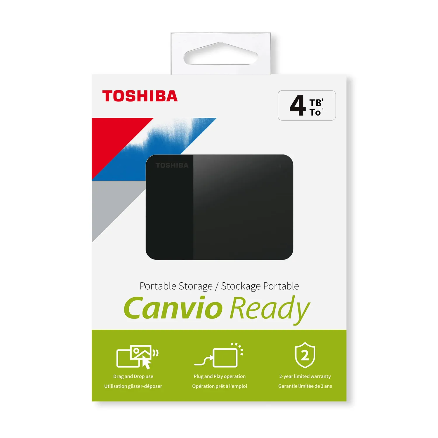 Toshiba Canvio Ready 4TB externe Festplatte 2,5 Zoll USB schwarz