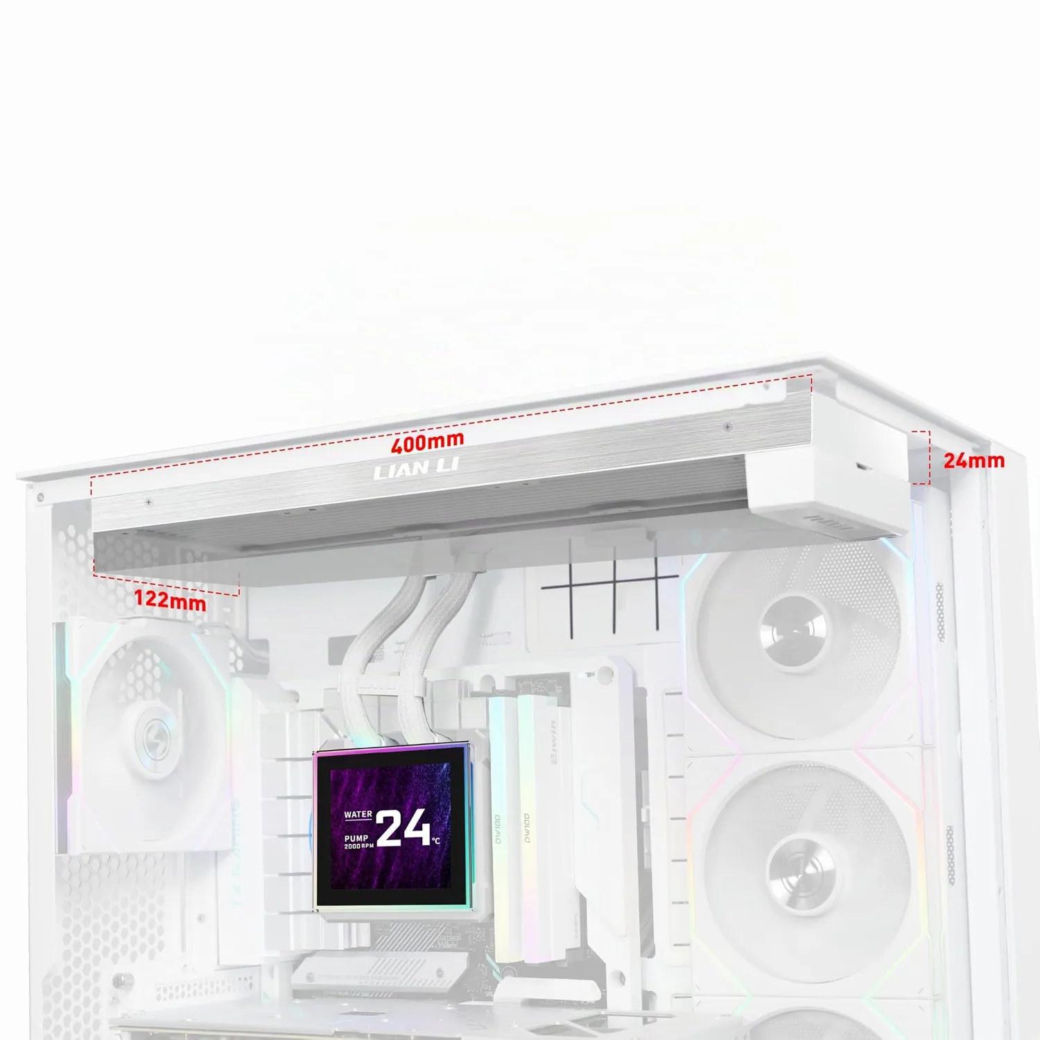 Lian Li HydroShift II LCD-S 360 AiO Weiß mit Display