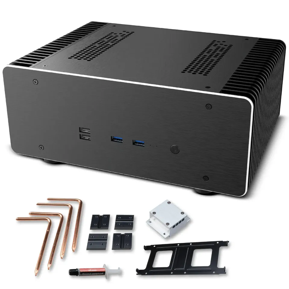 Akasa Maxwell Pro A-ITX48-M1B Gehäuse lüfterlos