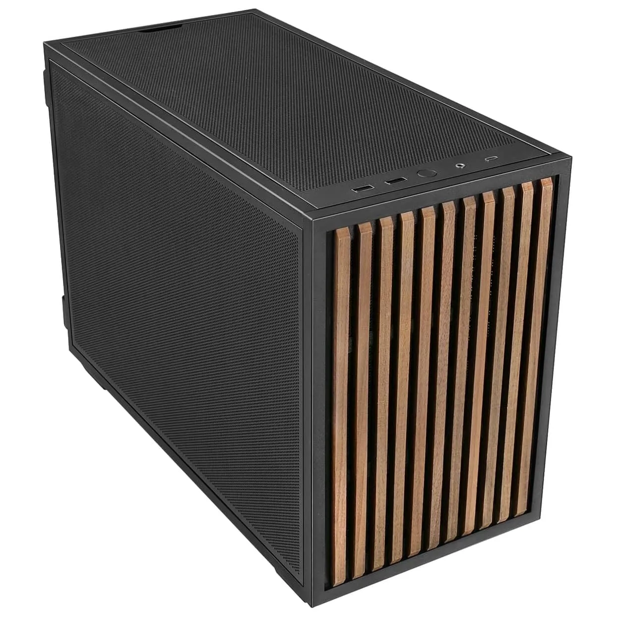 Lian Li DAN B4 Wood Gehäuse Micro-ATX Schwarz