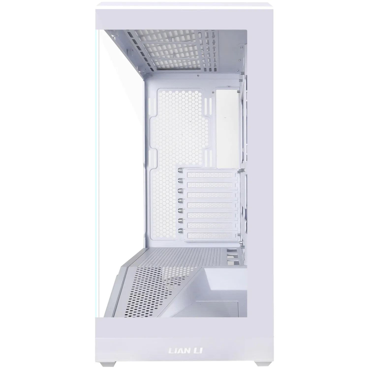 Lian Li Vector V100 PC-Gehäuse ATX Glas weiß 4 Lüfter