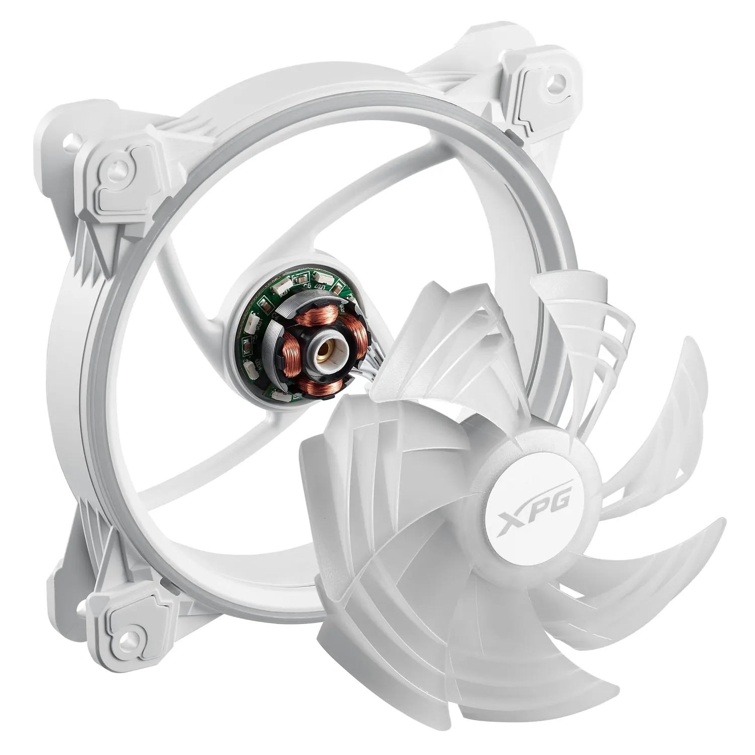 XPG Hurricane 120 ARGB PWM Lüfter weiß 120mm FDB leise