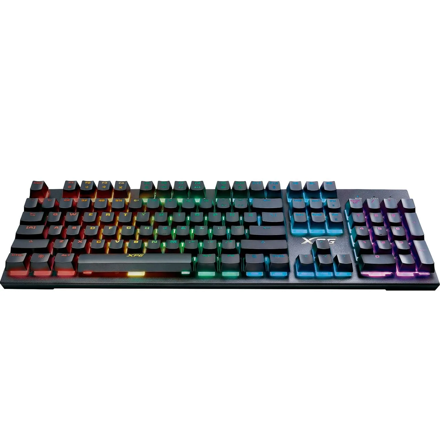 XPG INFAREX K10 Gaming-Tastatur RGB schwarz 104 Tasten