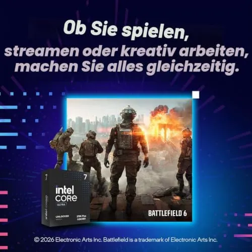 Intel Core Ultra 5 250KF Plus Prozessor 18 Kerne o. Grafik