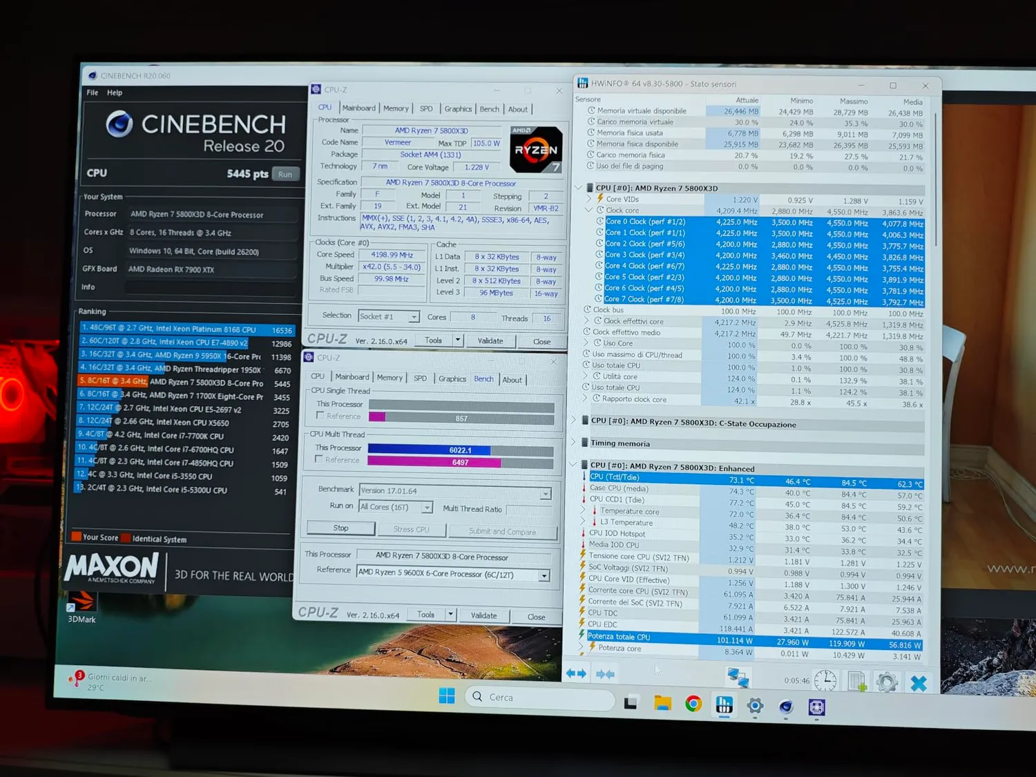 AMD Ryzen 7 5800X3D Prozessor AM4 8-Kern Gaming-CPU