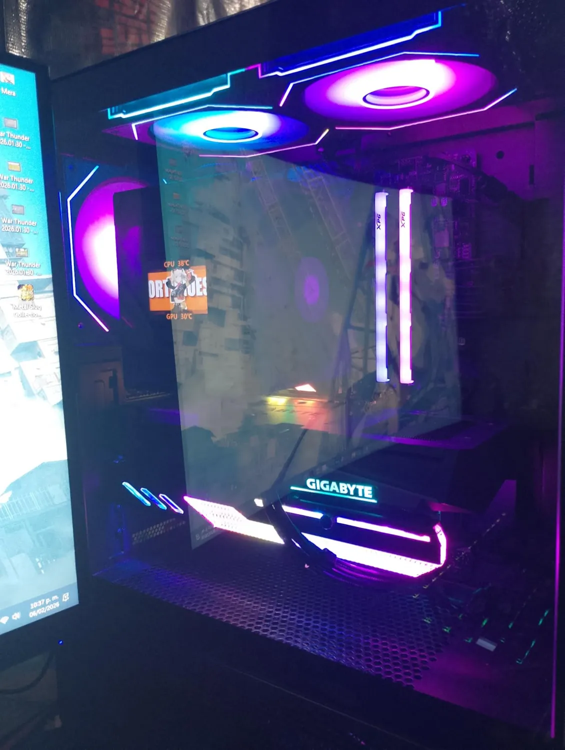XPG Invader X Mini PC-Gehäuse Schwarz 5x ARGB Panorama