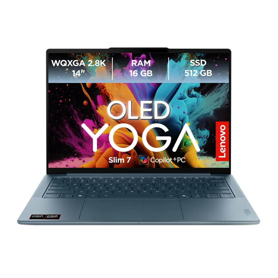 Lenovo Yoga Slim 7 Laptop 14 OLED 16GB 512GB Teal