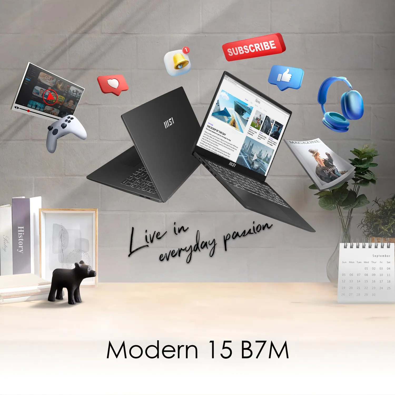MSI Modern 15 B7M-463 Notebook Ryzen 5 16GB 512GB