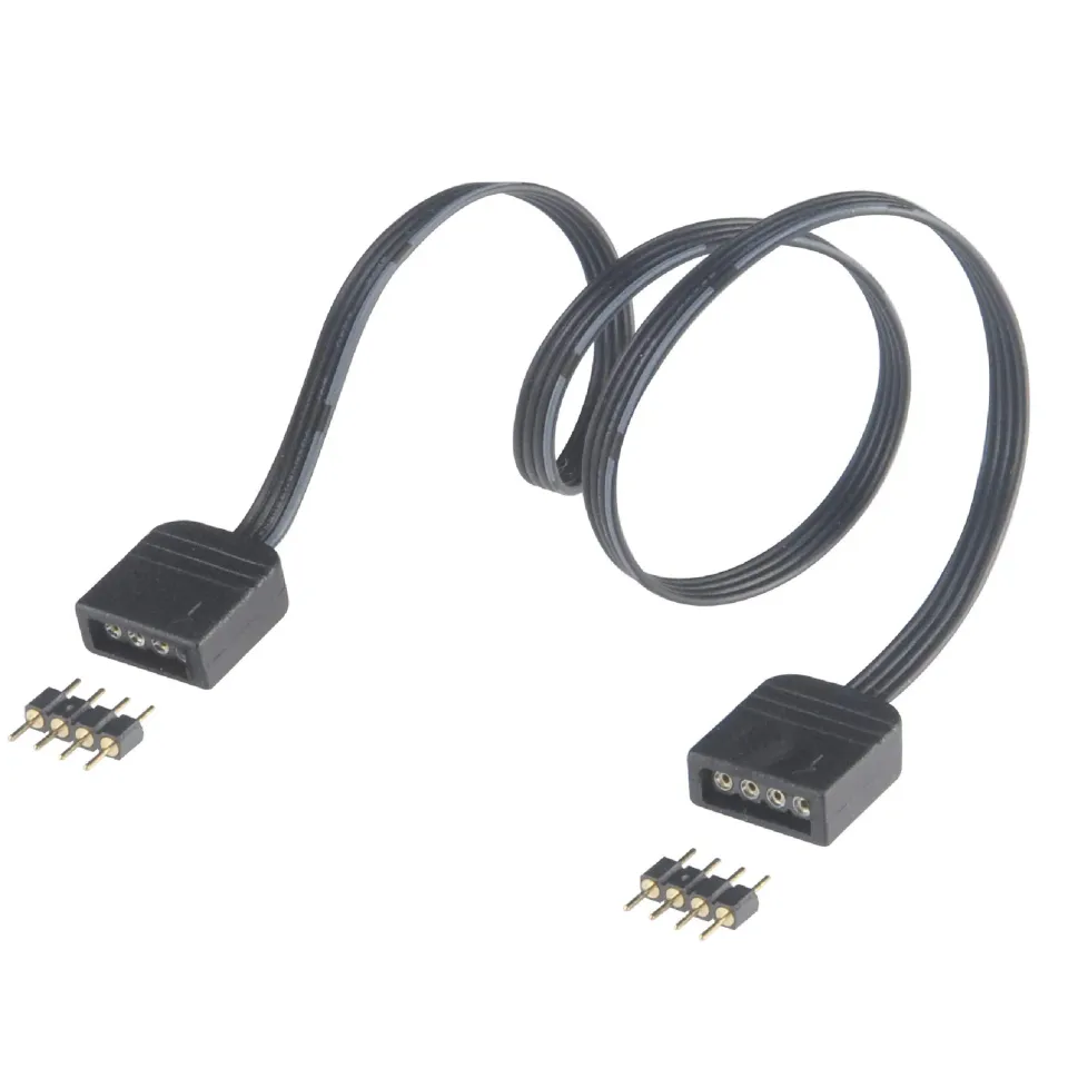 Akasa AK-CBLD06-30BK RGB Verlängerungskabel 30 cm 4-Pin