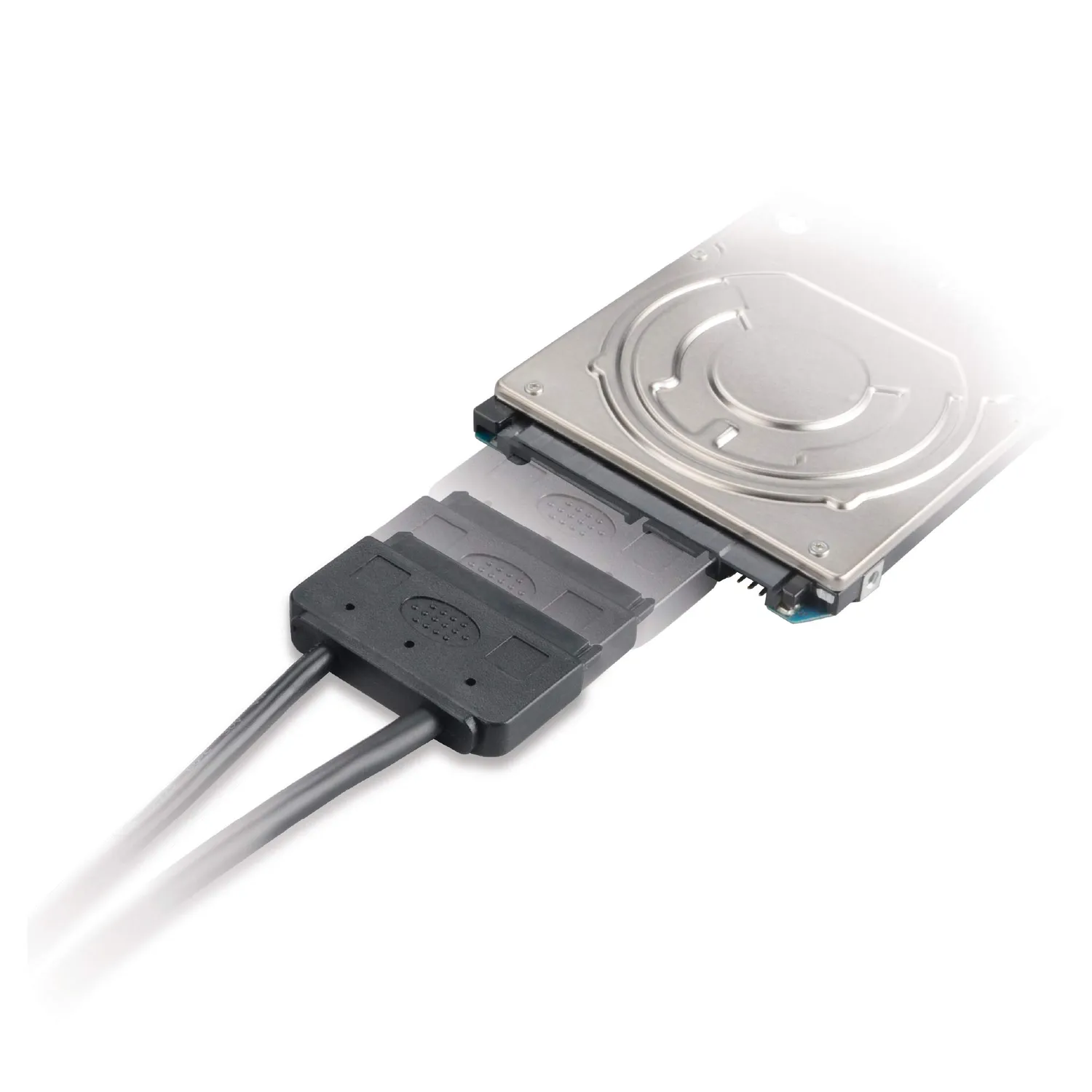 Akasa Flexstor AK-CBSA03-80BK eSATA-Kabel 2,5 Zoll 2er